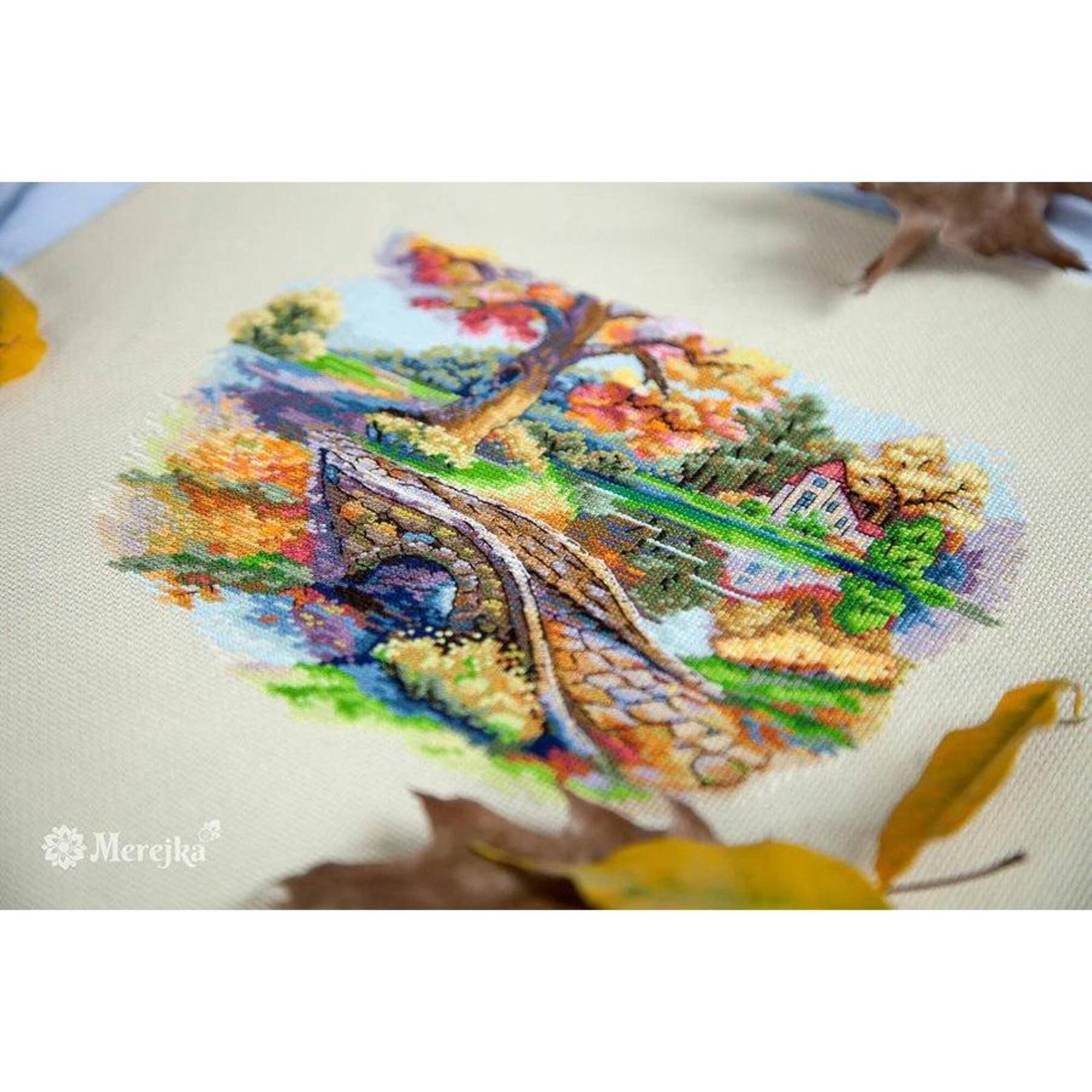 Merejka Autumn Landscape Counted Cross Stitch Kit